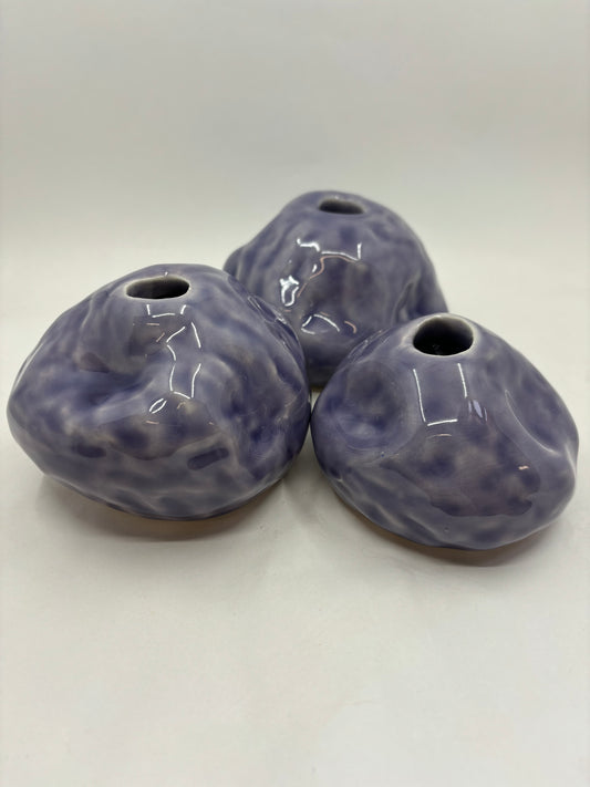 Bud Vase in Lilac Ocean